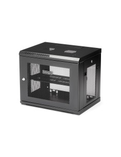 StarTech.com Armario Rack de Pared para Servidores 9U 19"2 Columnas y Estante 1U - Rack de Servidores de Montaje en Pared -