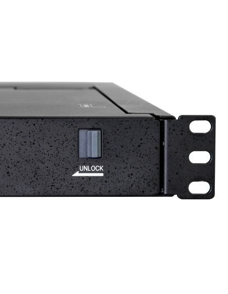 StarTech.com Consola KVM de Montaje en Rack - Teclado QWERTY - KVM para Rack de Servidores de 1 puerto VGA con Monitor LCD de