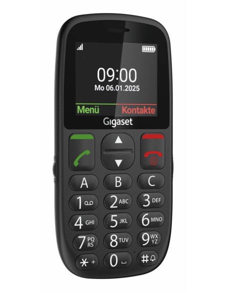 Gigaset GL395 5,59 cm (2.2") 90 g Negro Teléfono para personas mayores