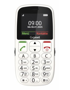 Gigaset GL395 5,59 cm (2.2") 90 g Blanco Teléfono para personas mayores