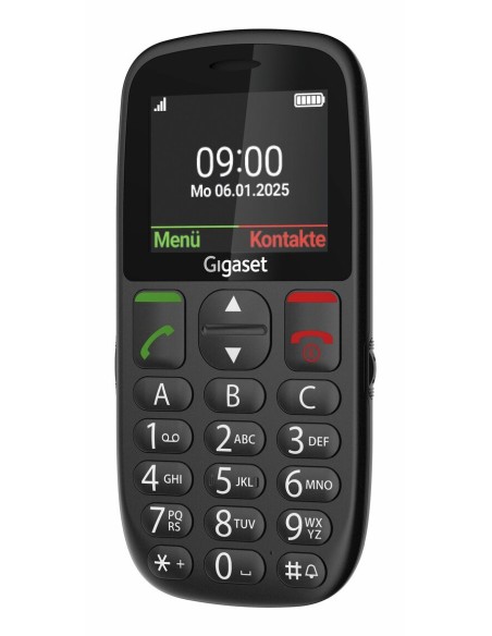 Gigaset GL395 5,59 cm (2.2") 90 g Negro Teléfono para personas mayores