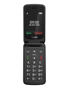 Gigaset GL595 7,11 cm (2.8") 114 g Negro Teléfono para personas mayores
