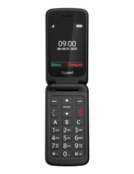 Gigaset GL595 7,11 cm (2.8") 114 g Negro Teléfono para personas mayores