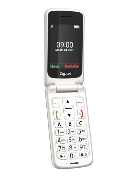 Gigaset GL595 7,11 cm (2.8") 114 g Blanco Teléfono para personas mayores