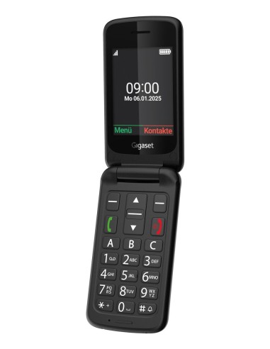 Gigaset GL595 7,11 cm (2.8") 114 g Negro Teléfono para personas mayores