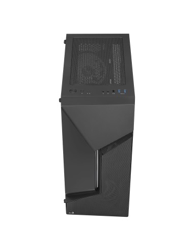 Aerocool SCAPEBKV3 Caja Gaming ATX Frontal RGB LED Cristal Templado 3xVentiladores ARGB Negro