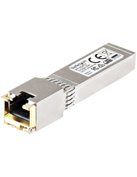 StarTech.com Módulo Transceptor SFP+ Compatible con Cisco SFP-10GB-TC - 10GBASE-T - SFP a RJ45 Cat6   Cat5e - SFP+ Ethernet