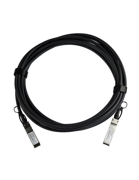 StarTech.com Cable de 5m Twinax Direct Attach SFP+ a SFP+ - 10G Compatible con MSA sin Codificar - DAC de Cobre SFP+ de 10 GbE