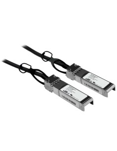StarTech.com Cable de 2m Twinax Direct Attach SFP+ a SFP+ - 10G Compatible con Cisco SFP-H10GB-CU2M - DAC de Cobre SFP+ 10GbE -