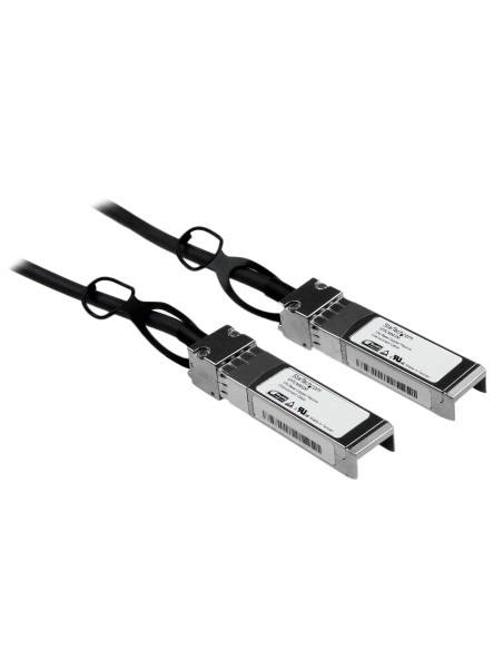 StarTech.com Cable de 3m Twinax Direct Attach SFP+ a SFP+ - 10G Compatible con Cisco SFP-H10GB-CU3M - DAC de Cobre SFP+ 10GbE -