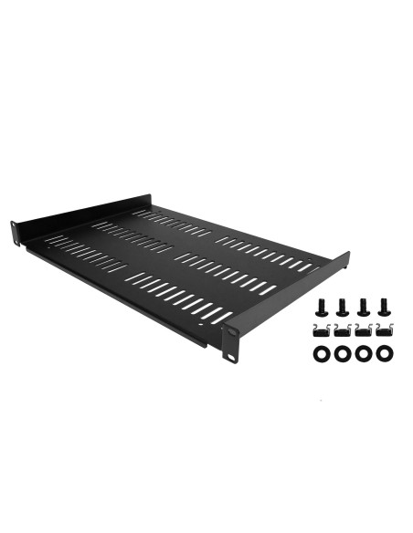 StarTech.com Estante Ventilado 1U para Armario Rack de Servidores - Bandeja Universal Voladiza para Montaje en Rack de 19" -