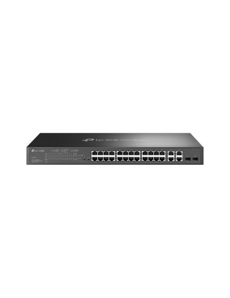 TP-Link Omada SL2428P switch Gestionado L2 Fast Ethernet (10 100) Energía sobre Ethernet (PoE) 1U Negro