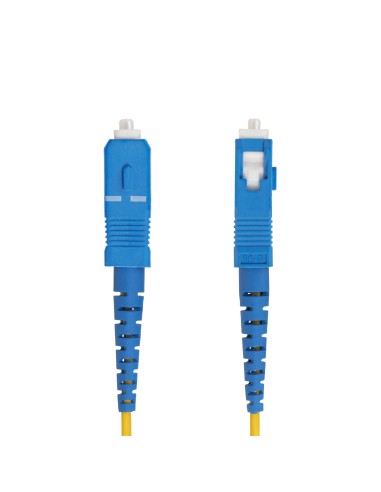 StarTech.com Cable de Fibra Óptica Simplex LC a SC (UPC) OS2 Monomodo de 5m - 9 125µm - 40G 100G - Resistente a Dobleces - Low