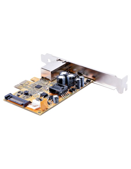 StarTech.com Tarjeta de Red PCIe de 1 Puerto PoE de 2,5Gbps - Adaptador Ethernet LAN RJ45 - NIC PoE de 30W 802.3at para