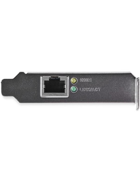 StarTech.com Tarjeta de Red PCI Express de 1 Puerto Gigabit Ethernet RJ45 - Adaptador NIC PCI-e - Perfil Bajo