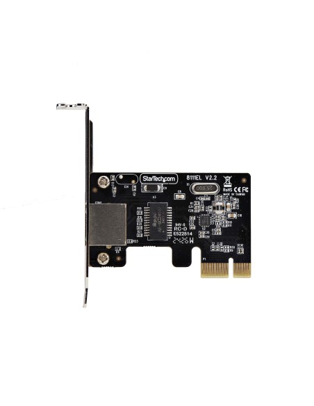 StarTech.com Tarjeta de Red PCI Express de 1 Puerto Gigabit - Adaptador Ethernet PCIe RJ45 - Perfil Bajo - 10 100 1000Mbps -