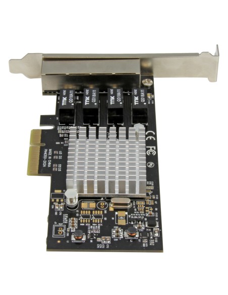 StarTech.com Tarjeta de Red PCI Express Ethernet Gigabit con 4 Puertos RJ45 Chipset Intel i350
