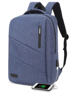 SUBBLIM City Backpack Mochila para portátil 15.6", Poliéster Oxford, Azul 2