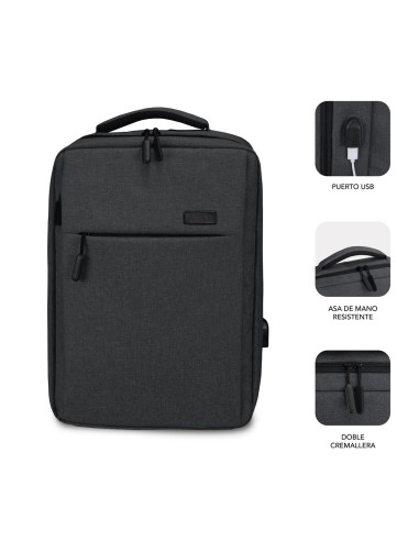 SUBBLIM MOCHILA TRAVELLER AIR PADDING 15.6'' GREY