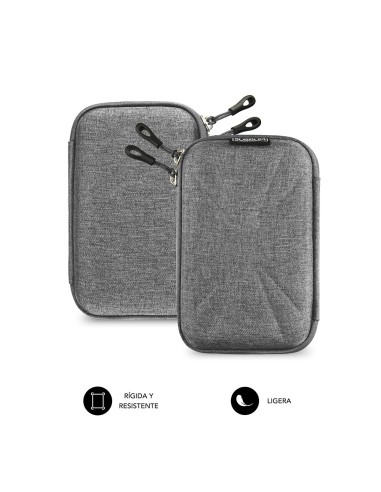 SUBBLIM Funda Disco Duro HDD Business Case 2,5" Grey