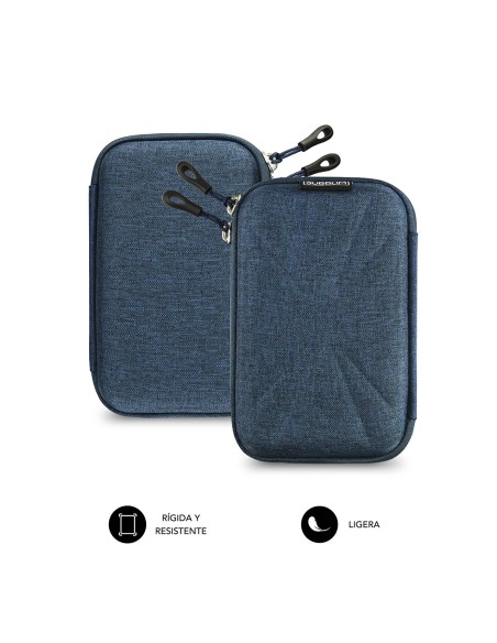 SUBBLIM Funda Disco Duro HDD Business Case 2,5" Dark Blue
