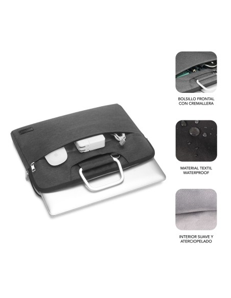 SUBBLIM Funda Ordenador Business Laptop Sleeve 15,6" Grey