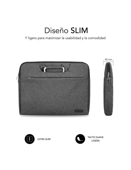 SUBBLIM Funda Ordenador Business Laptop Sleeve 15,6" Grey