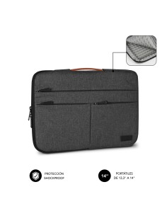 SUBBLIM Funda Air Padding 360 Sleeve 13,3-14" Dark Grey 2