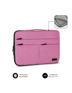 SUBBLIM Funda Air Padding 360 Sleeve 13,3-14" Pink 2