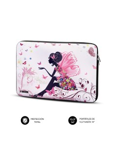 SUBBLIM Funda Ordenador Neopreno Trendy Sleeve Neo Hada 13,3-14" 2