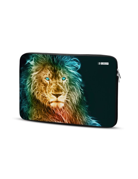 SUBBLIM Funda Ordenador Neopreno Trendy Sleeve Neo Lion 13,3-14"