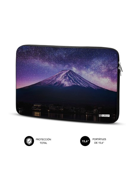 SUBBLIM Funda Ordenador Neopreno Trendy Sleeve Neo Mountain 15,6"