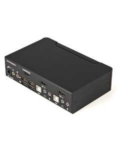 StarTech.com Conmutador Switch KVM 2 puertos HDMI con Hub Concentrador USB 2.0 Audio - 1920x1200 2
