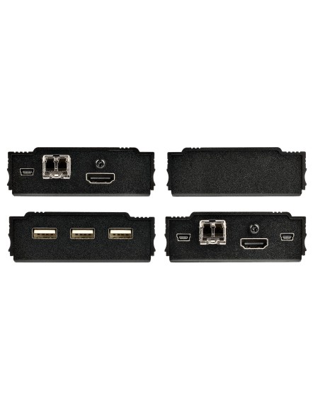 StarTech.com Extensor KVM HDMI de 4K por Fibra - Alargador de Consola Switch KVM con Vídeo HDMI y USB Remoto - hasta 300m