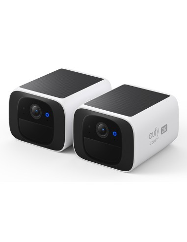 Eufy Security SoloCam S220, Camara vigilancia WiFi Exterior, Camara vigilancia WiFi Exterior Solar,2K resolución, IP67, nessun