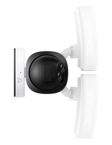 Eufy Security Floodlight Camera E340 con cable, giro de 360° e inclinación, grabación ininterrumpida, Wi-Fi de doble banda,