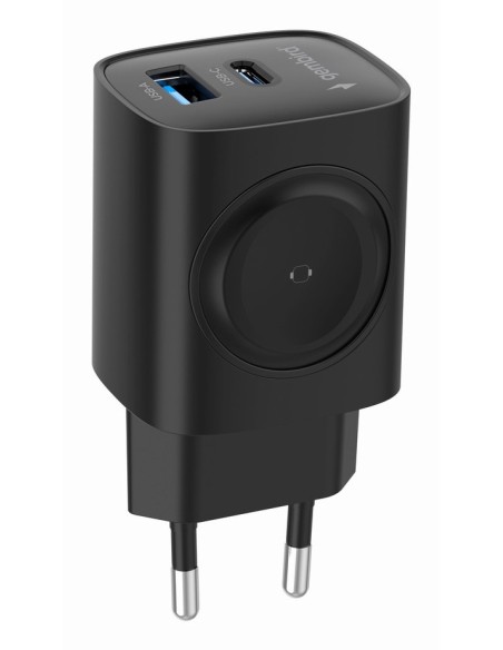 Gembird TA-UC-PDQCW20-01-BK cargador de dispositivo móvil Universal Negro Corriente alterna Carga rápida Interior