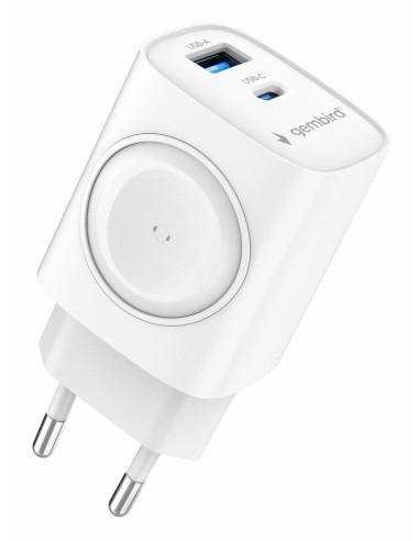 Gembird TA-UC-PDQCW20-01-W cargador de dispositivo móvil Universal Blanco Corriente alterna Carga rápida Interior