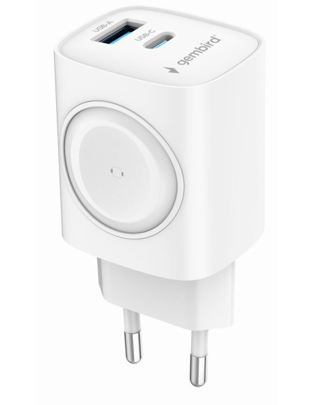Gembird TA-UC-PDQCW20-01-W cargador de dispositivo móvil Universal Blanco Corriente alterna Carga rápida Interior