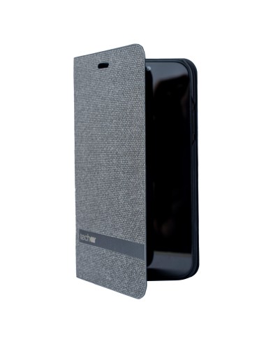 Techair Classic essential funda para teléfono móvil 11,9 cm (4.7") Folio Gris