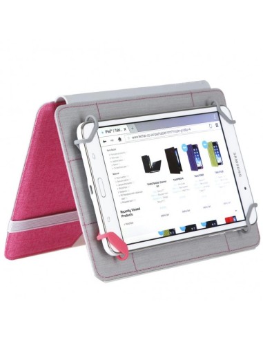 Techair TAXUT047 funda para tablet 20,3 cm (8") Folio Rosa