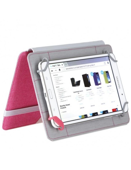 Techair TAXUT047 funda para tablet 20,3 cm (8") Folio Rosa