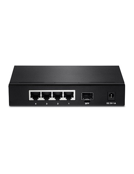 Trendnet TEG-S51SFP switch No administrado Gigabit Ethernet (10 100 1000) Negro