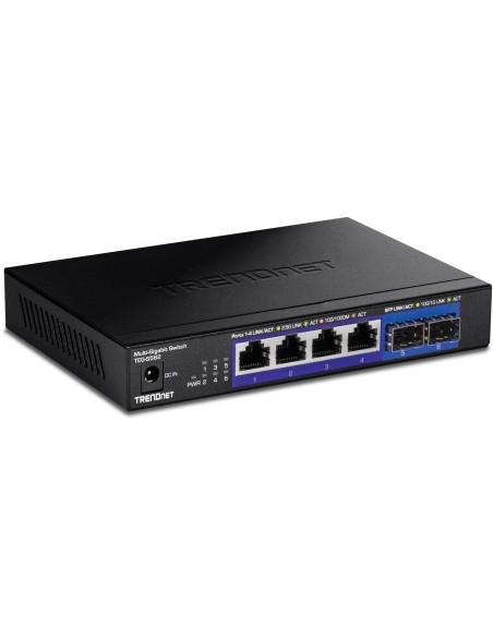 Trendnet TEG-S562 switch No administrado 2.5G Ethernet (100 1000 2500) Negro
