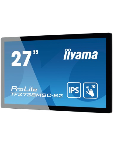 iiyama ProLite TF2738MSC-B2 pantalla para PC 68,6 cm (27") 1920 x 1080 Pixeles Full HD LED Pantalla táctil Multi-usuario Negro