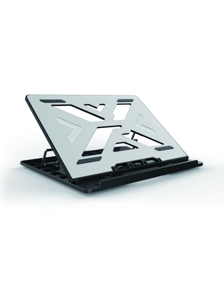 Conceptronic THANA ERGO S, Laptop Cooling Stand Soporte para ordenador portátil Gris 39,6 cm (15.6")