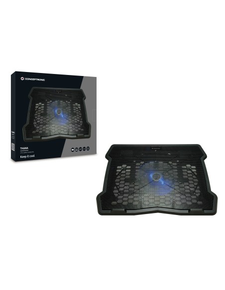 Conceptronic THANA05B almohadilla fría 39,6 cm (15.6") Negro