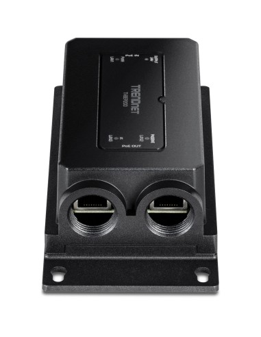 Trendnet TI-BEP200 ampliador de red Transmisor y receptor de red Negro 10, 100, 1000 Mbit s