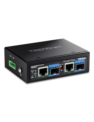Trendnet TI-BF22SFP convertidor de medio 1000 Mbit s Negro