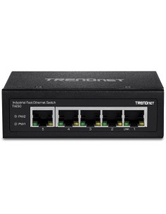 Trendnet TI-E50 switch No administrado Fast Ethernet (10 100) Negro 2